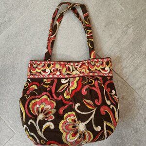 Vera Bradley Puccini Pattern Morgan Shoulder Bag Tote Purse Handbag Quilted Ret